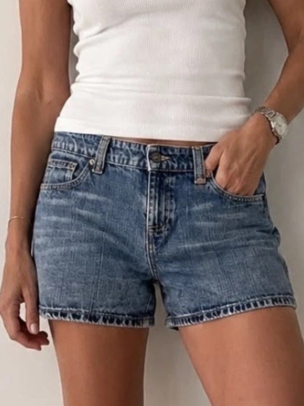 Tommy Hilfiger Blue Jeans Shorts Size 10